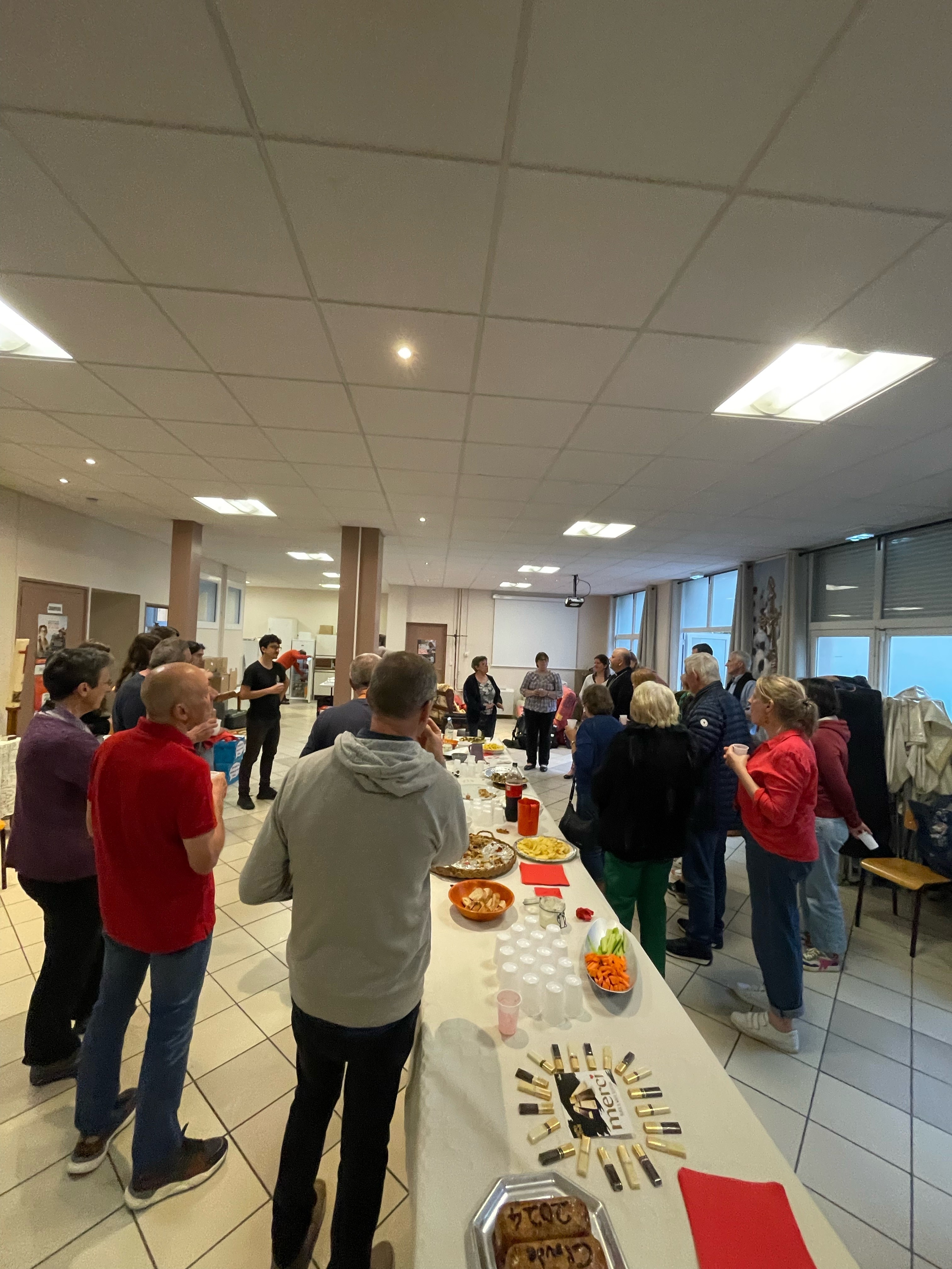 Apéritif avec les bénévoles