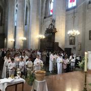 Baptême, 1ère communion et profession de foi des jeunes de Viry