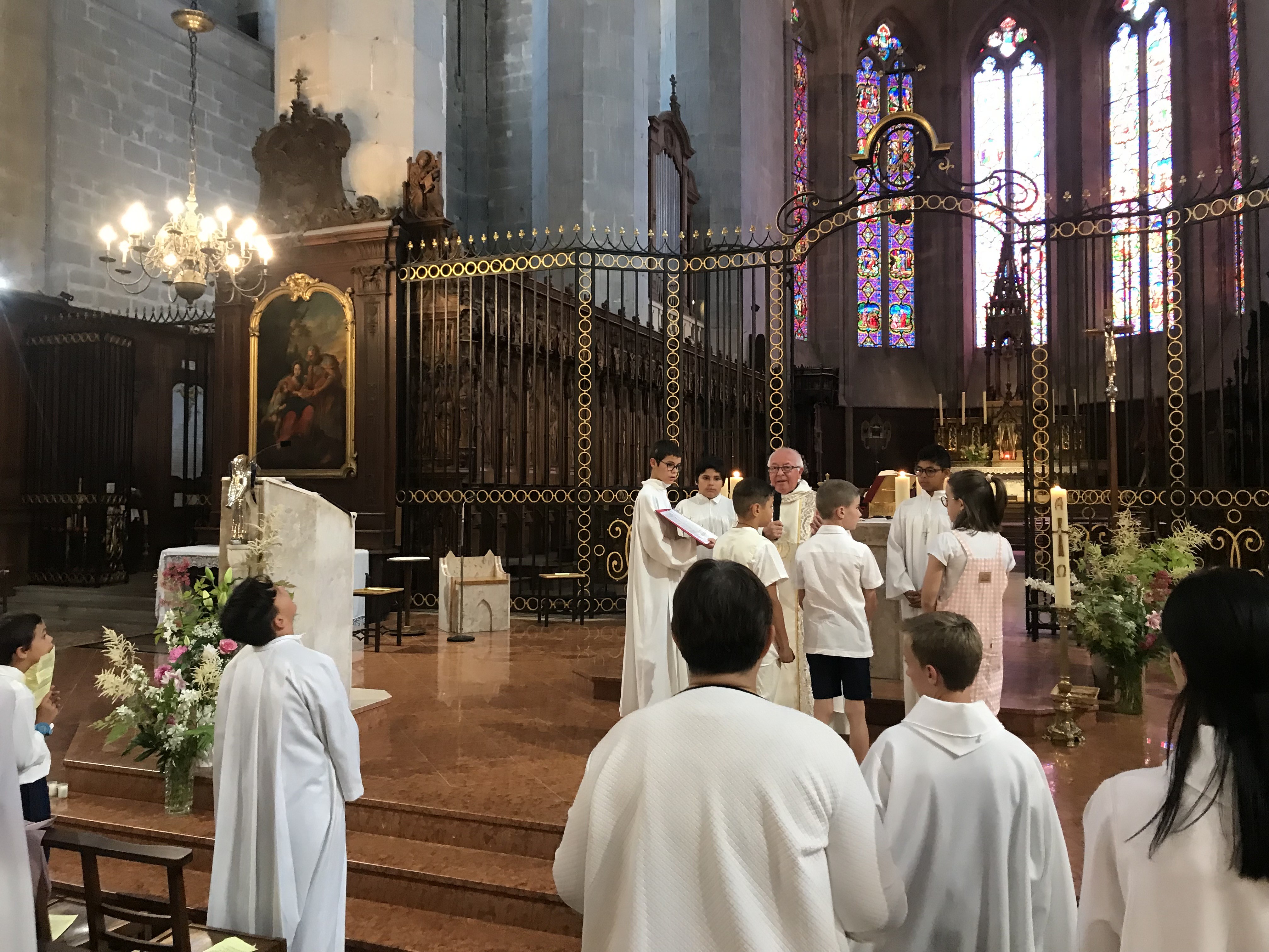 Baptême, 1ère communion et profession de foi des jeunes de Viry