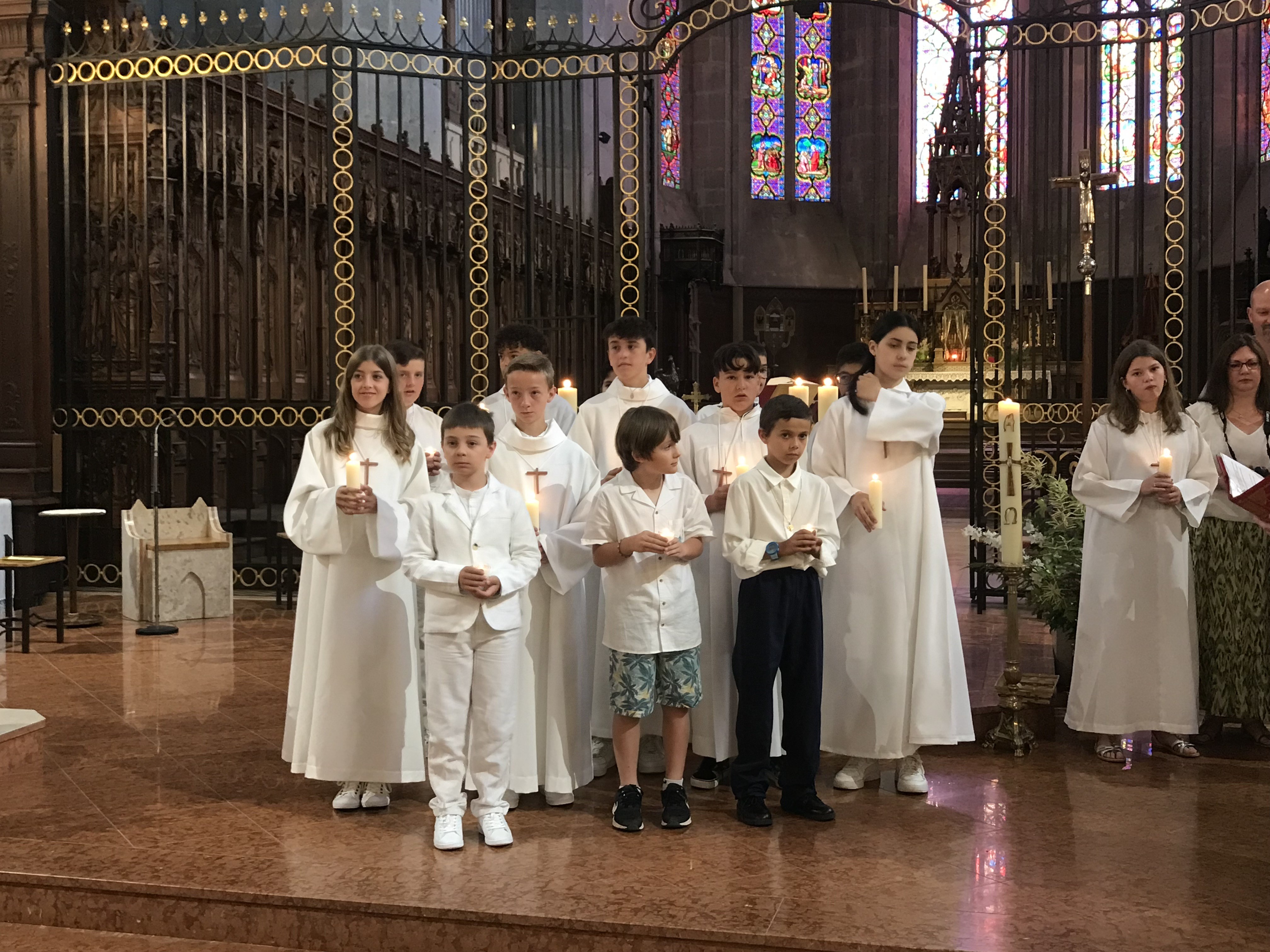 Baptême, 1ère communion et profession de foi des jeunes de Viry