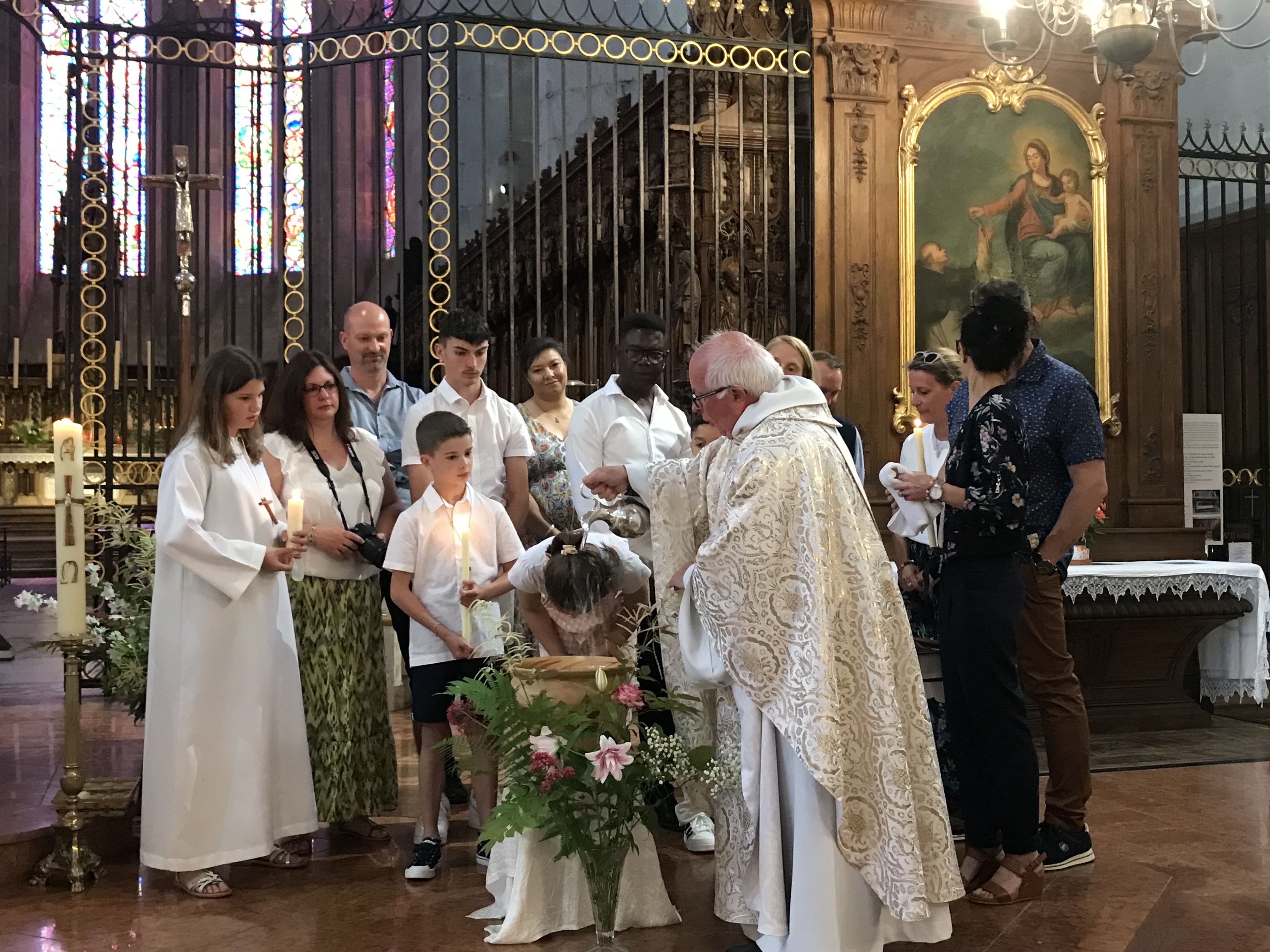 Baptême, 1ère communion et profession de foi des jeunes de Viry