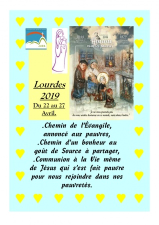 Affiche lourdes 2019 1 1