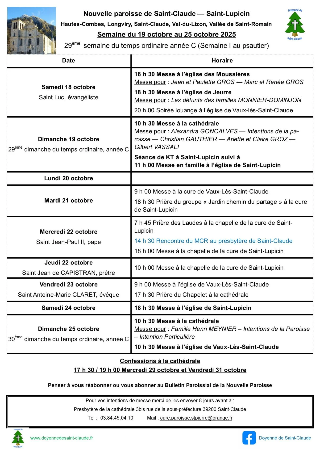 Annonces paroisse 1