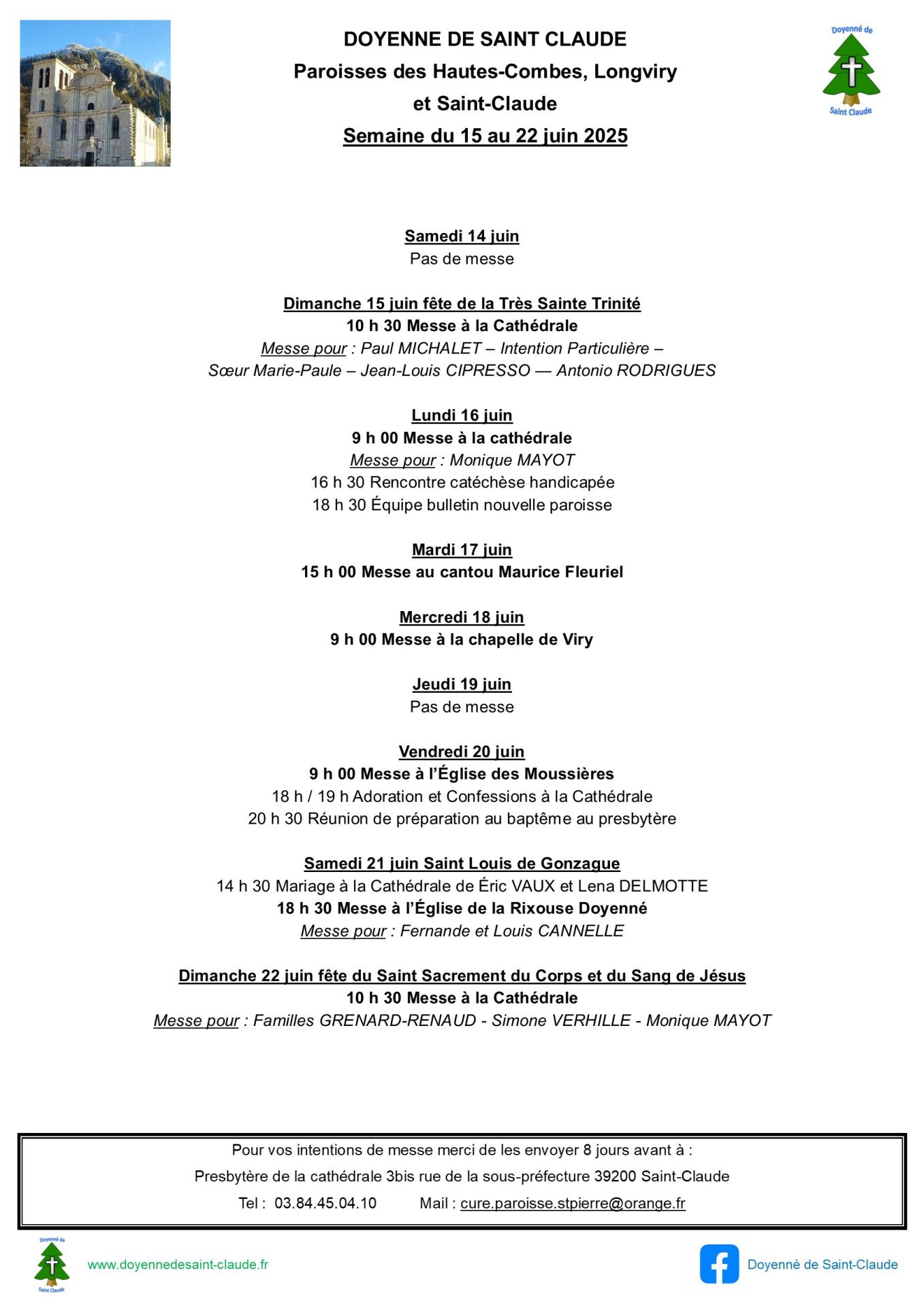 Annonces paroisse 13