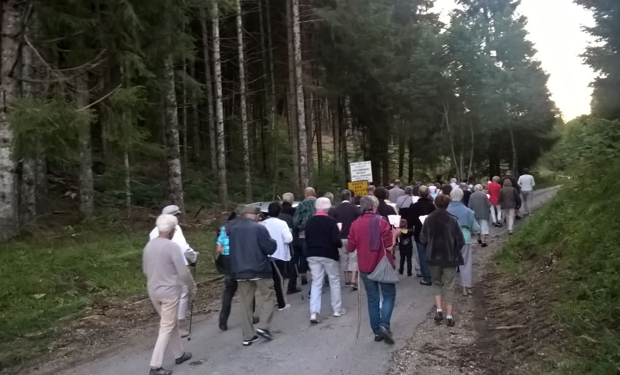 Procession aux flambeaux