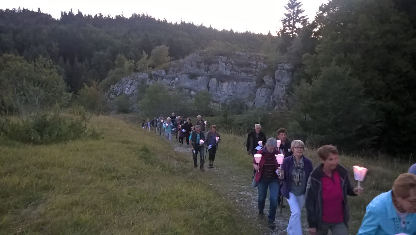 Procession aux flambeaux