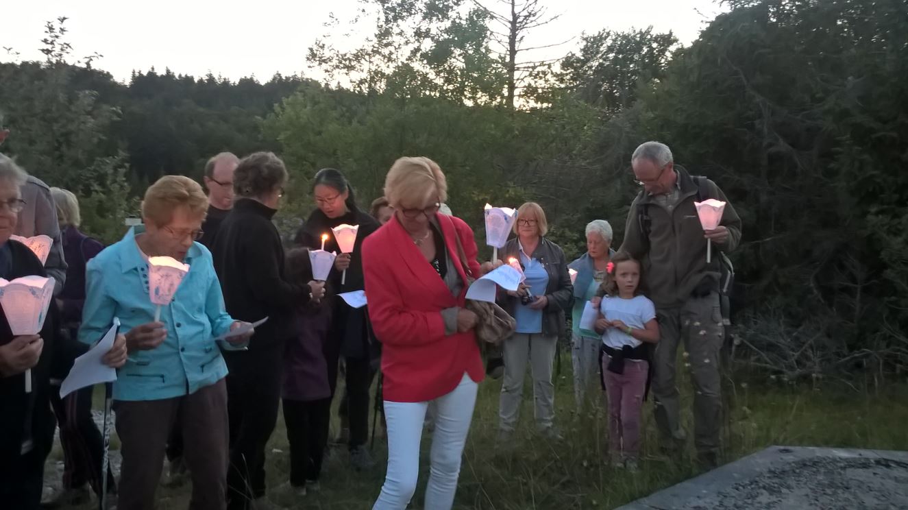 Procession aux flambeaux