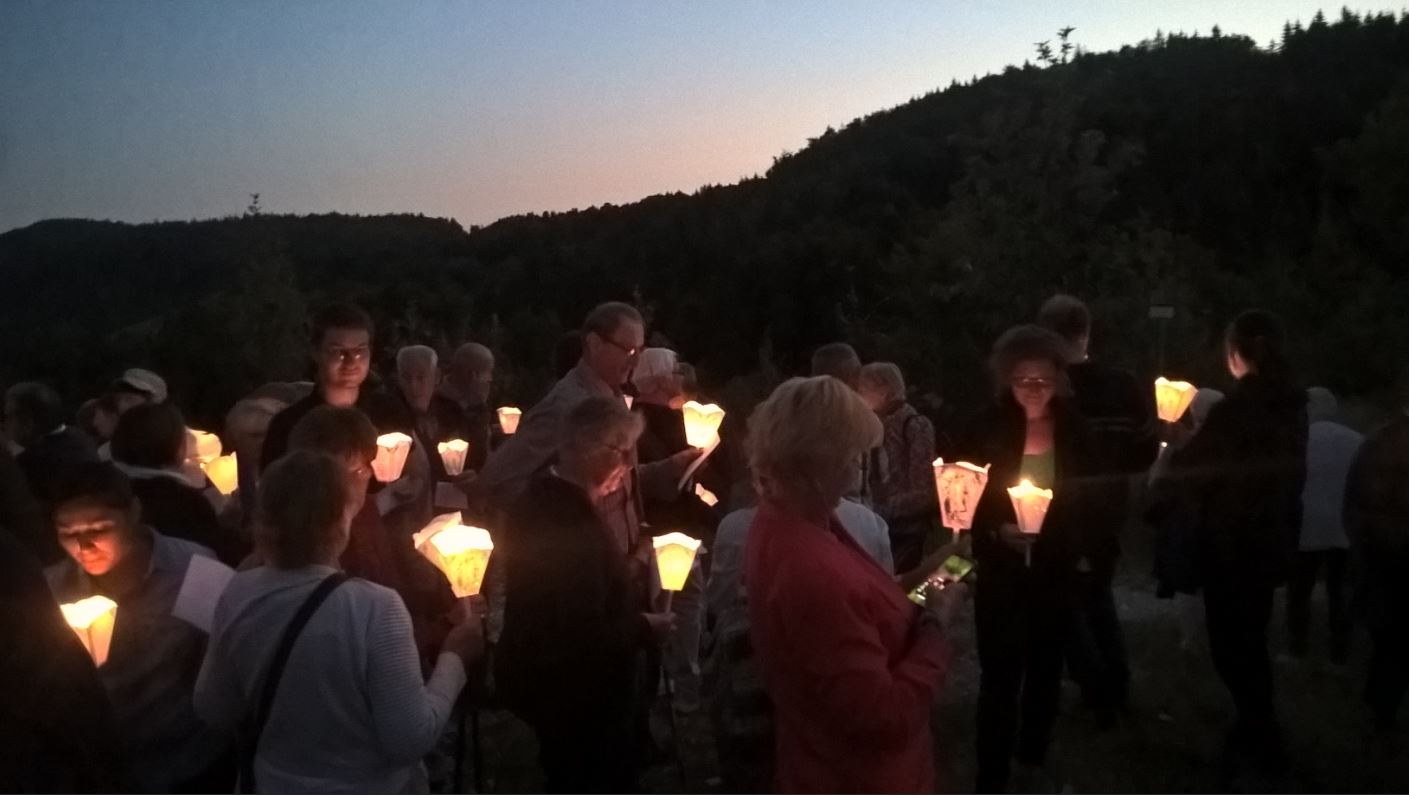 Procession aux flambeaux