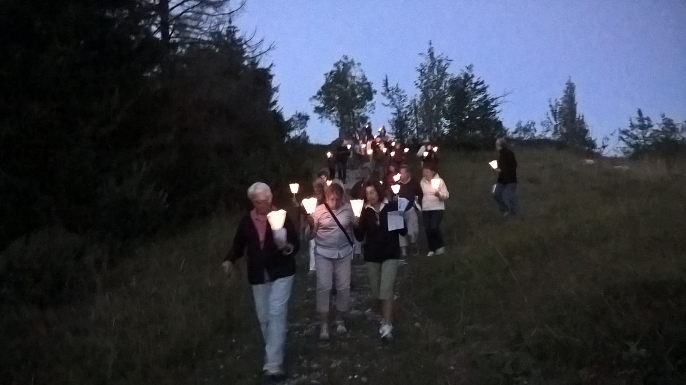 Procession aux flambeaux