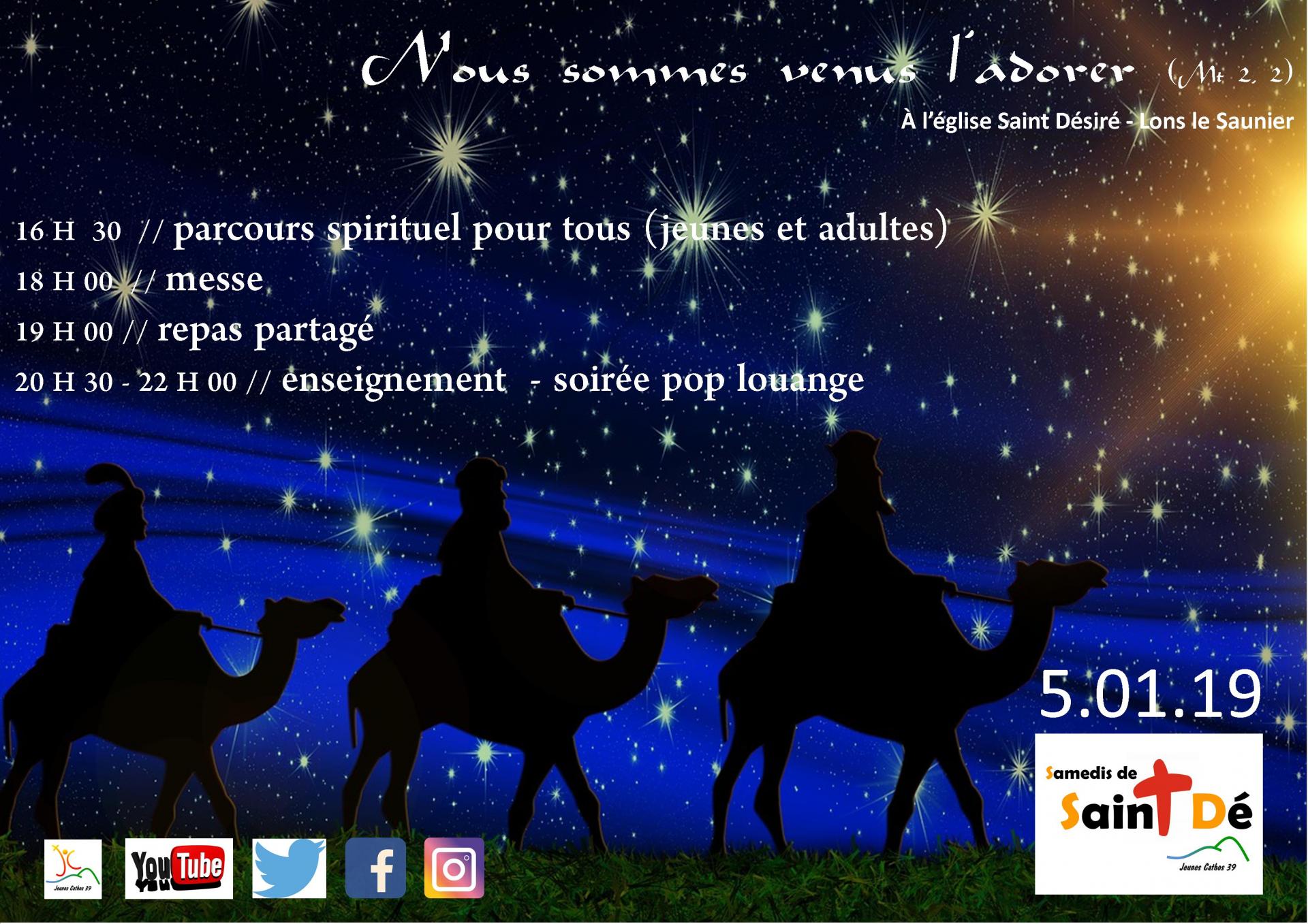 Samedi st de 01 2019 nous sommes venus l adorer